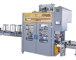 塑料桶自動裝箱機，機油防凍液20升大桶人工裝箱太累了！